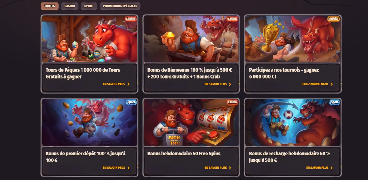 draginia casino bonus 