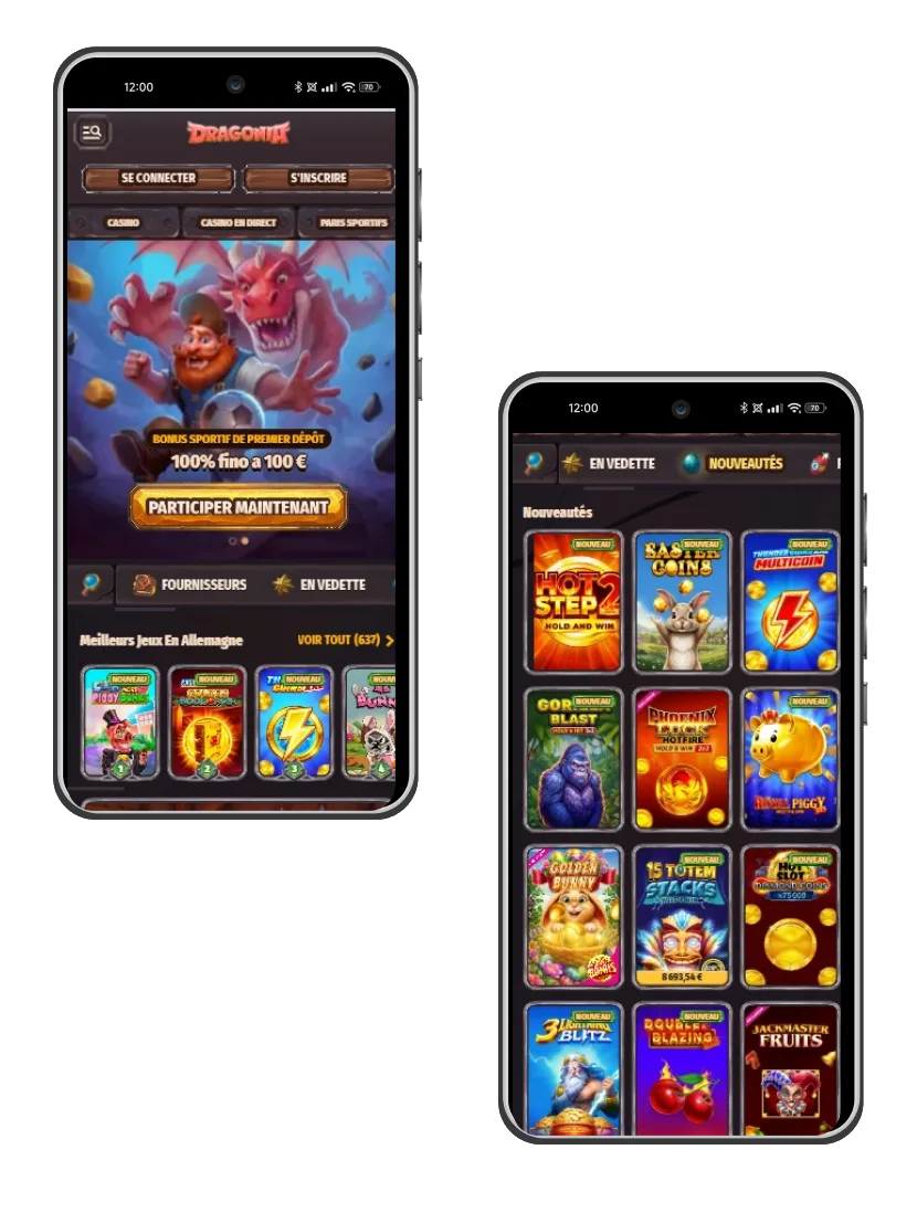 dragonia casino mobile version